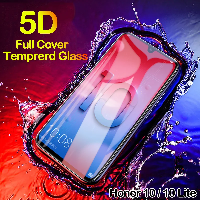 5D Tempered Glass for Huawei Honor 10 Lite Screen Protector on Honor 10 20 Lite i Safety Glass for Huawei Honor 10i 10 Light 20i