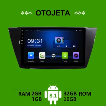 

OTOJETA car multimedia player for Touran 2016 radio gps navi android8.1 stereo bluetooth radio headunit tape recorder carplay
