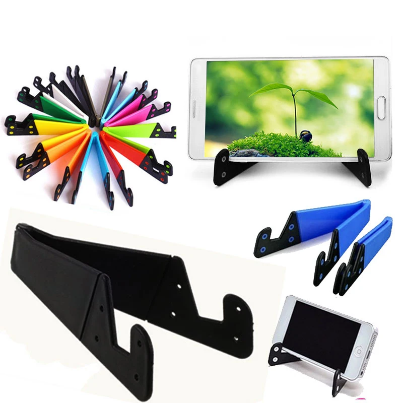 

Universal V-Shaped Foldable Mobile Cell Phone Stand Desk Holder for iPhone Smartphone Samsung Adjustable Support Phone Holder