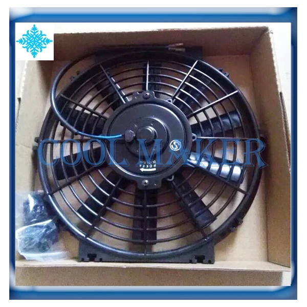 Car ac system condenser cooling motor fan 10 inch 12V/24V blowingin A