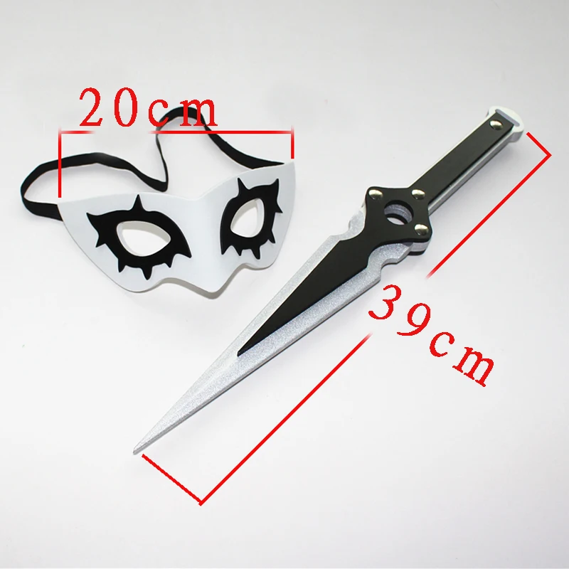 Аниме Persona 5 Akira Kurusu маска косплей реквизит ПВХ оружие кинжал унисекс EyeMask