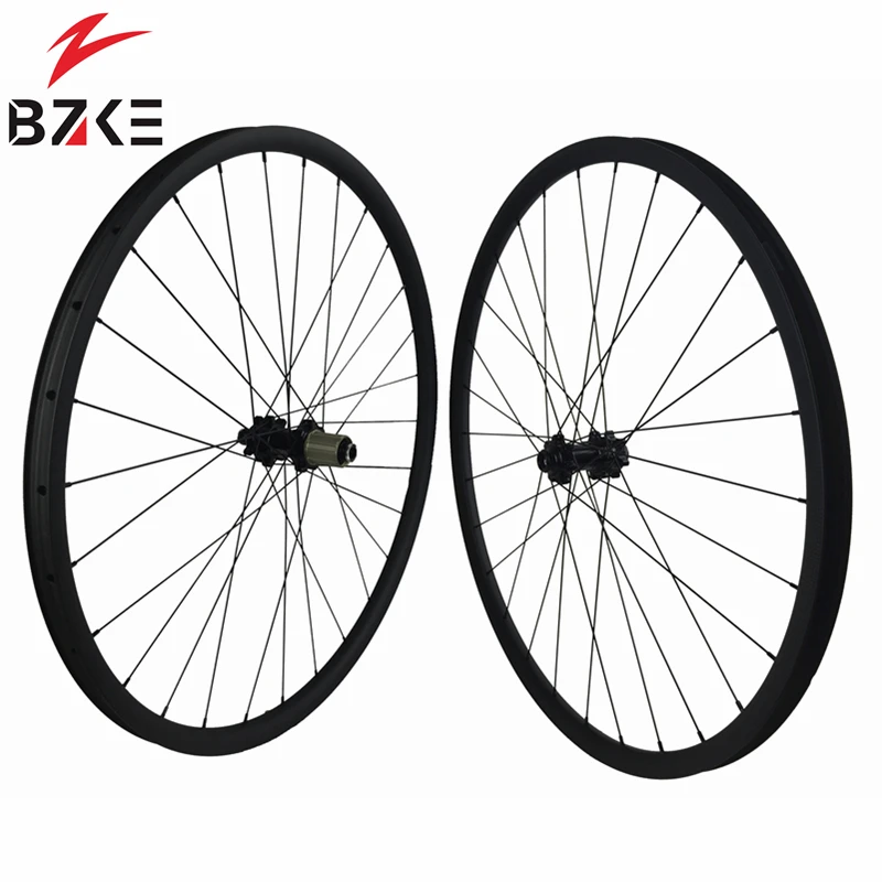 BZKE 29 Углеродные колеса mtb 29er клинчер углеродный обод с fastace DA206 ступицы дюймовые