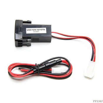 

New Arrive Universal Dual 2-port USB Car Charger Socket Lighter Adapter 12V for Toyota VIGO