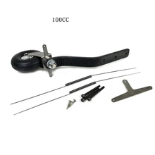 Conjunto de suporte de roda de fibra de carbono com roda para avião/rc