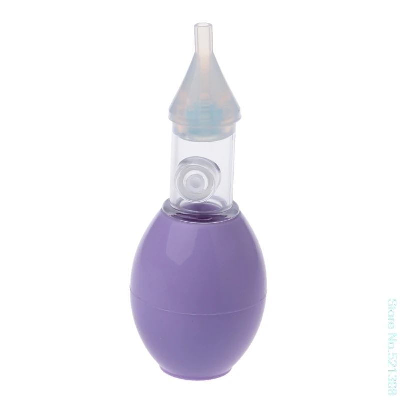 Born Назальный аспиратор для детей, всасывающий мягкий наконечник слизи, вакуумный очиститель для носа, безопасный мягкий, Прямая поставка - Цвет: Purple
