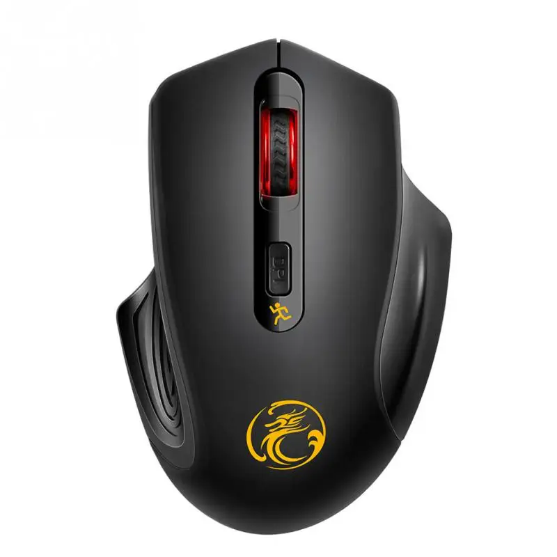 2.4GHz Ergonomic Wireless Optical Mouse 2000DPI Adjustable with USB 3.0 Receiver for Computer PC