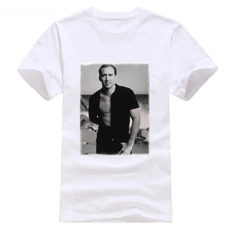 Newest 2018 Men T Shirt Fashion Nicolas Cage 1 Tshirt mens ...