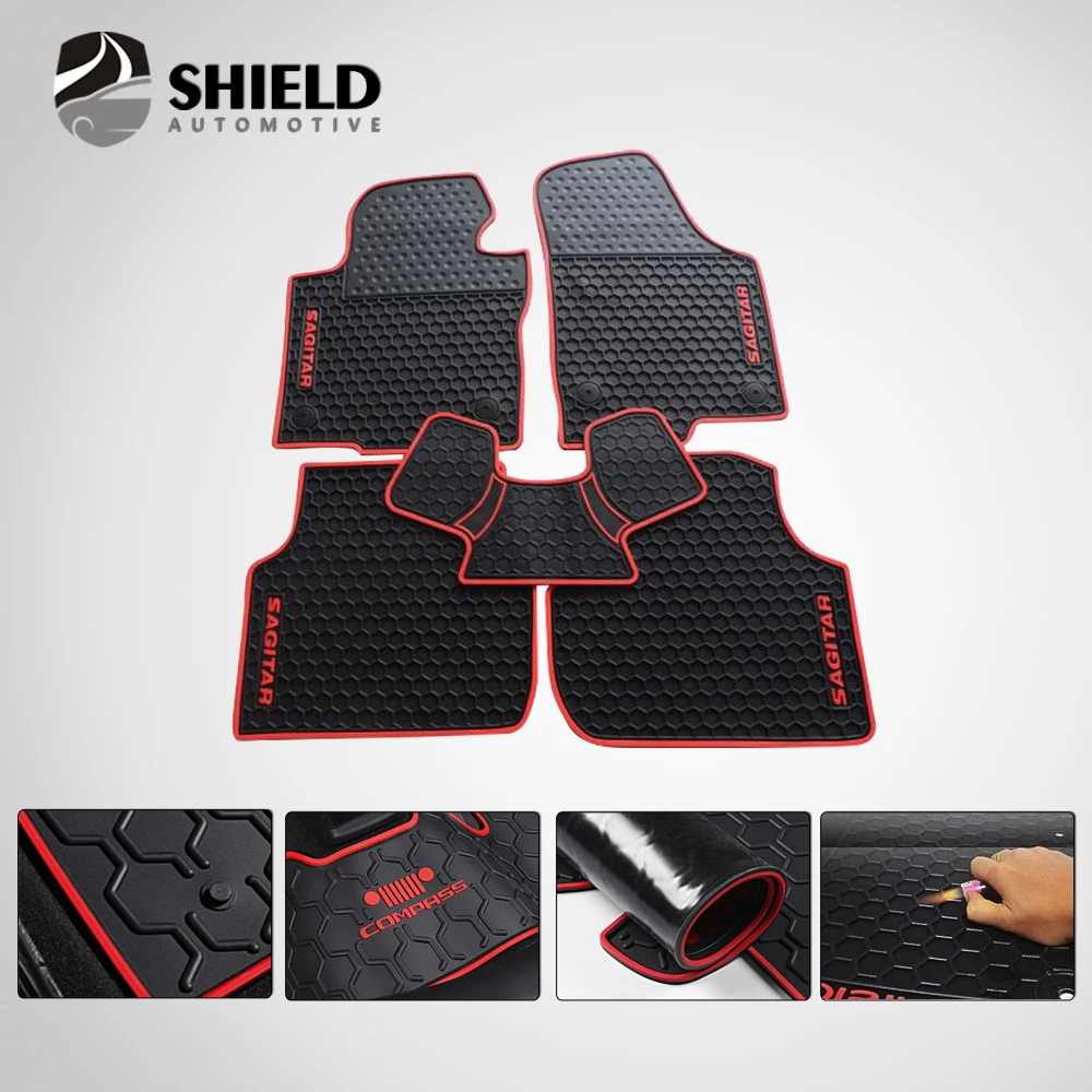 Fits VW CC Bora Sagitar Beetle Jetta Passat Polo Santana Golf Polo Rubber floor mat custom fit