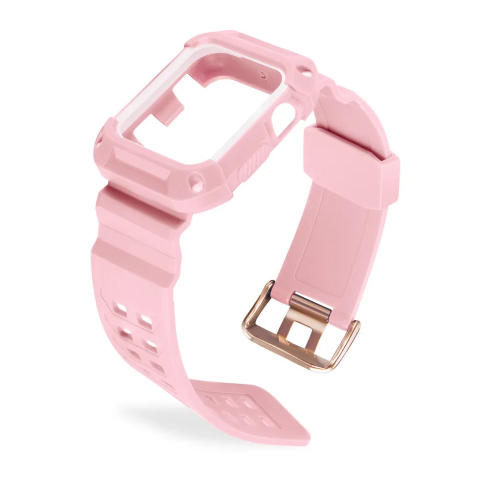 Buy Dual color Integrated TPU Rubber Watch Band 38mm