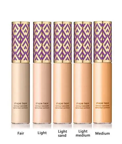 

High Quality New Cosmetics Tape tart Contour Concealer Face Makeup 5 Shades Light Sand medium Full Coverage Long Lasting Matte