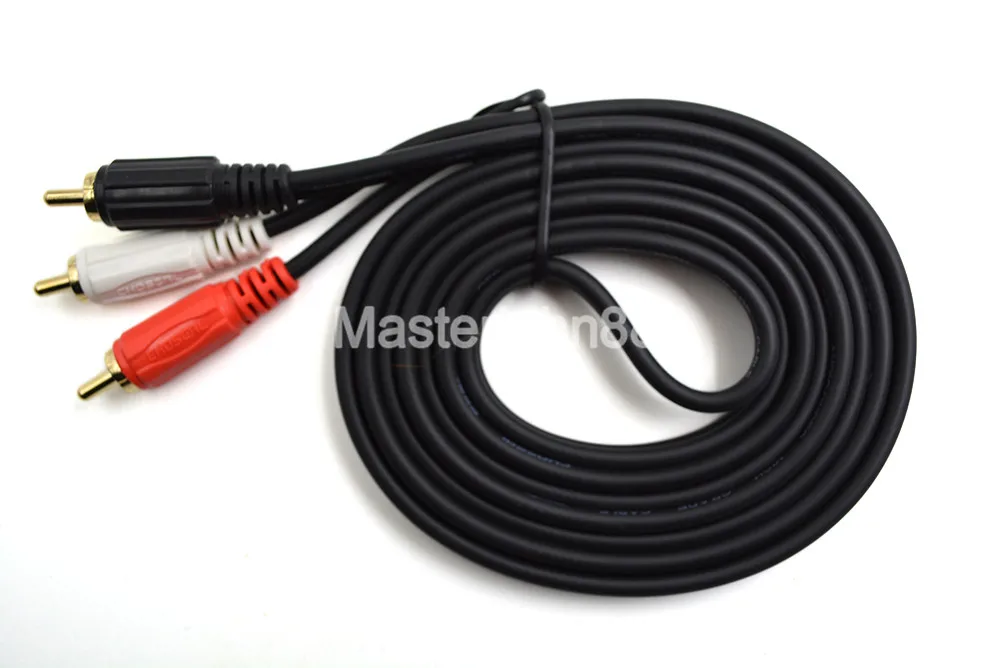 Коаксиальный аудиокабель Choseal со штекером RCA на 2RCA Aux 1 8 м для автомобиля MP3 CD