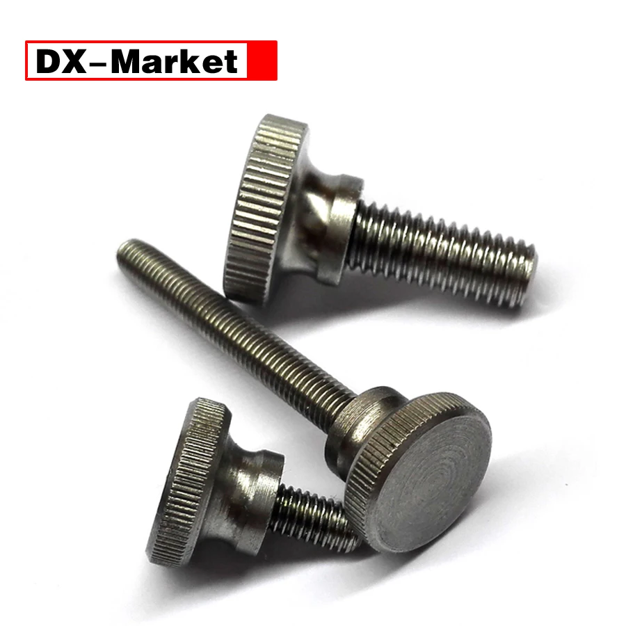

m2-m2.5-m3-m4-m5-m6-m8 Knurled thumb screws ,304 stainless steel adjust step knurled handle bolt