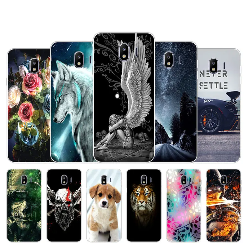 

Slim Shells for Samsung J4 2018 Phone Cover Transparent Soft Silicone Cases for Galaxy SM-J400F Protector TPU Anti Knock Funda
