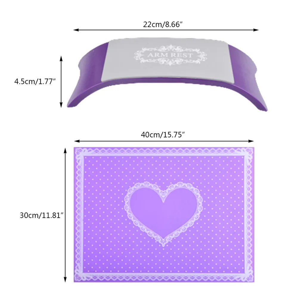 

Silicone Cushion Pillow Wrist Pad Nail Art Arm Rest Manicure Table Hand Holder