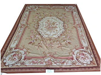 

Hand-woven Plain Carpet New Unique 100% Wool Hand-made Needlepoint Carpet Knitted Traditional Wool Knitting Carpets