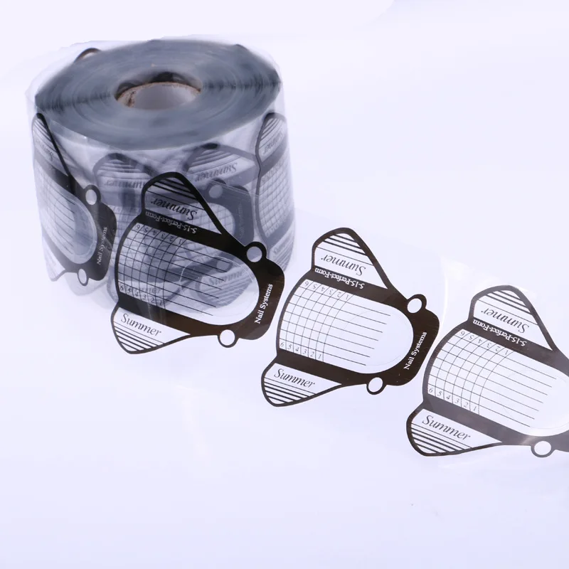 HUAMIANLI Buttrtyfly, прозрачные формы для ногтей, 500 шт, фототерапия, наклейки для наращивания ногтей, профессиональные акриловые формы для ногтей
