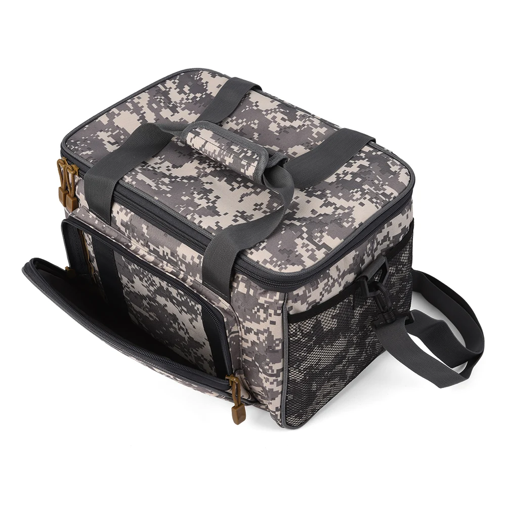 Bolsa de Armazenamento Bolsa de Carretel de Pesca Isca de Pesca Equipamento de Pesca Sapatas de Lona de Cor ao ar Pacote de Cintura Bolsas de Ombro Homens Pesca Livre 37*25*25 cm 3 8 de Carretel De Pesca Isca de Pesca