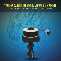 Новейший линейный тип колеса визуальный рыбопоисковый прибор X5 30 м Wifi подводная рыболовная камера видео рыболокатор с 6 шт. светодиодный