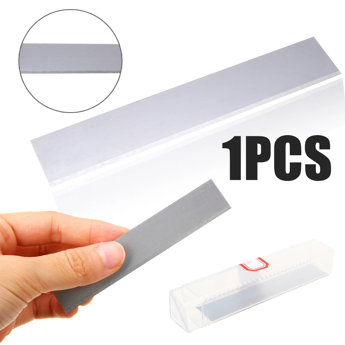 Mayitr 1pc 4" 10cm Stainless Steel Cutter Blades Clay Cutting Blade Utility Tissue Cutters Blade for Polymer Clay Tools