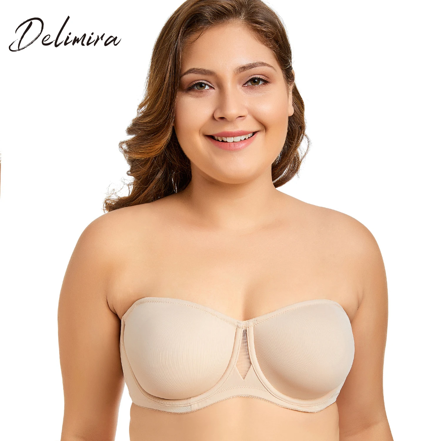 

Women's Non Padded Smooth Convertible Strapless Underwire Bra