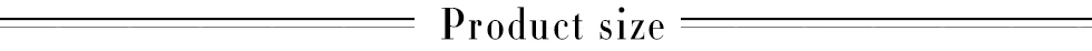 1-product Size