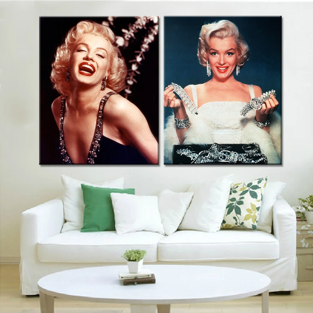 Buy Drop Shipping 2 Pieces Home Decor Famous Actress