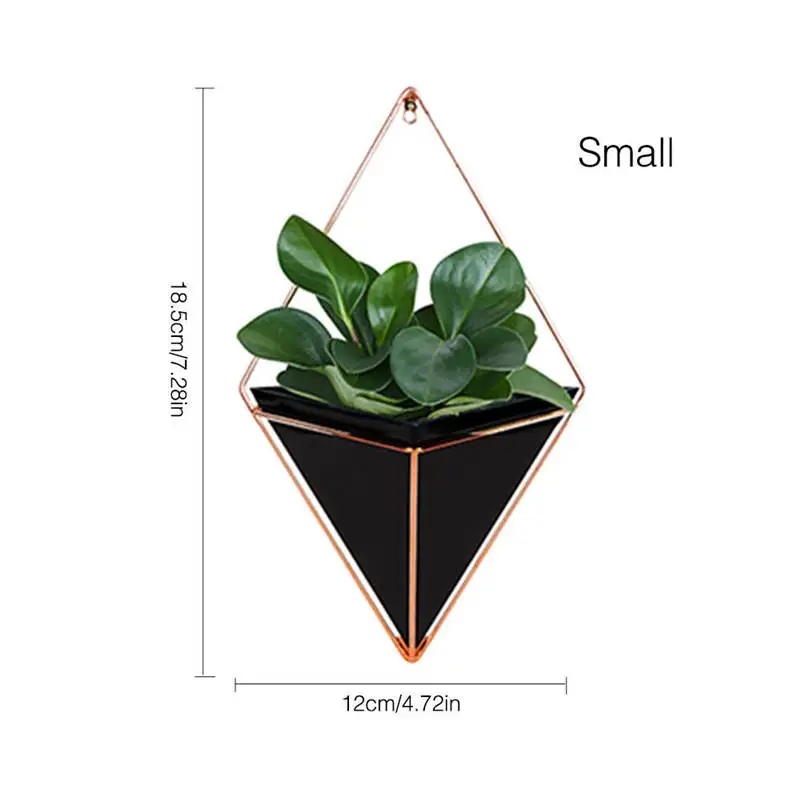 Инновационный подвесной горшок ваза геометрический Настенный декор контейнер суккулент растения