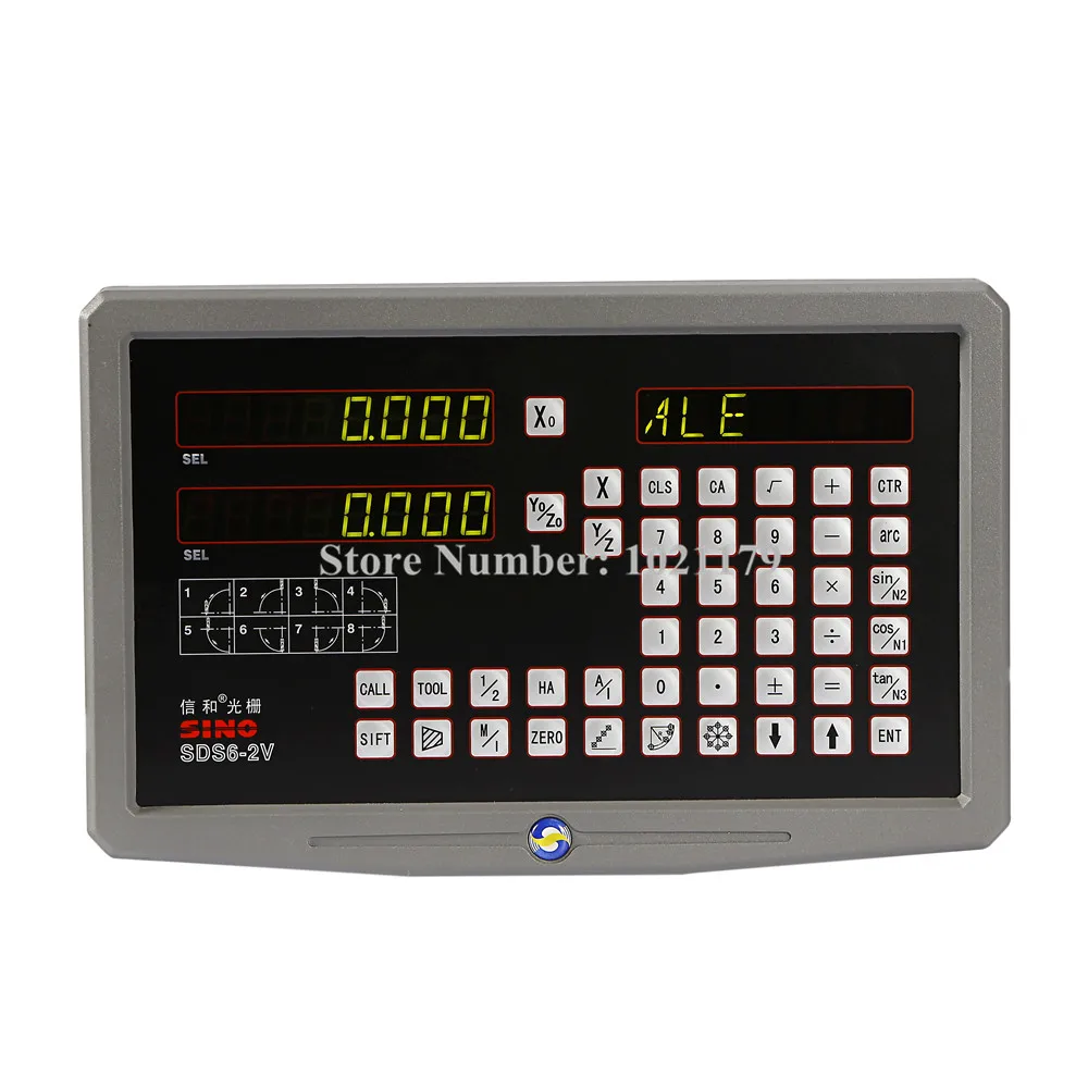 Фрезерный станок с двумя осями цифровой индикации DRO оригинальный дисплей SINO