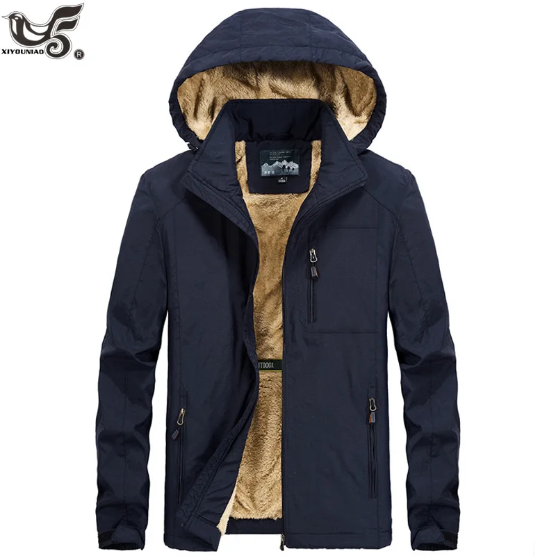 XIYOUNIAO plus size M~5XL 6XL Fur Hooded Winter Jacket men Fashion Warm Wool Liner Man Jacket and Coat Windproof Male Parkas XIYOUNIAO plus size M~5XL 6XL Fur Hooded Winter Jacket men Fashion Warm Wool Liner Man Jacket and Coat Windproof Male Parkas