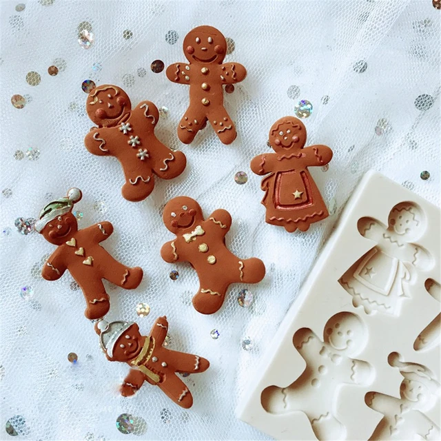 Trudeau Structure Silicone Gingerbread People Cookie Molds (TR 05117522)