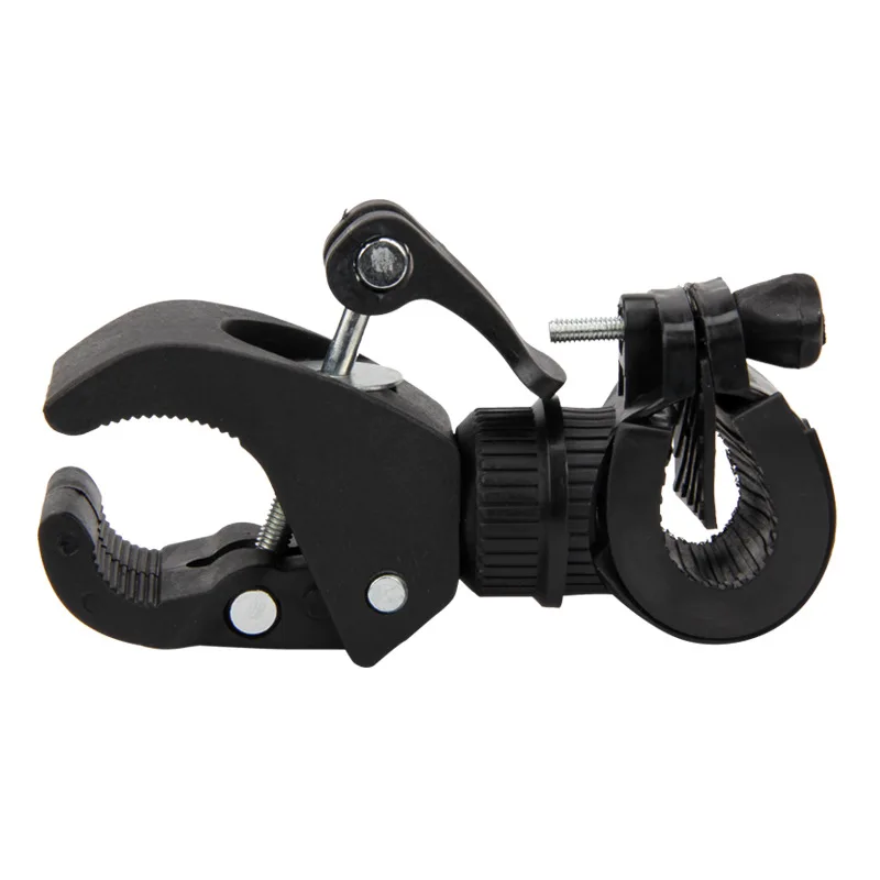 Perfect Bicycle handlebar lamp holder 360 degree rotating flashlight bracket plastic clip mountain bike front bracket 3 Perfect Bicycle handlebar lamp holder 360 degree rotating flashlight bracket plastic clip mountain bike front bracket 3