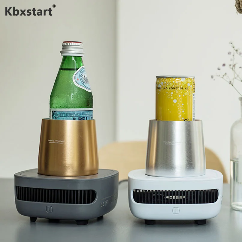 

Kbxstart 350ml Portable Instant Cooling Cup Refrigerator Cold Drink Cup Electric Summer Drink Cooler Kettle Fast Cooling Device