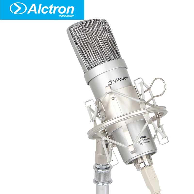 

Alctron um100 Professional recording microphone Pro USB Condenser Microphone Studio computer microphone