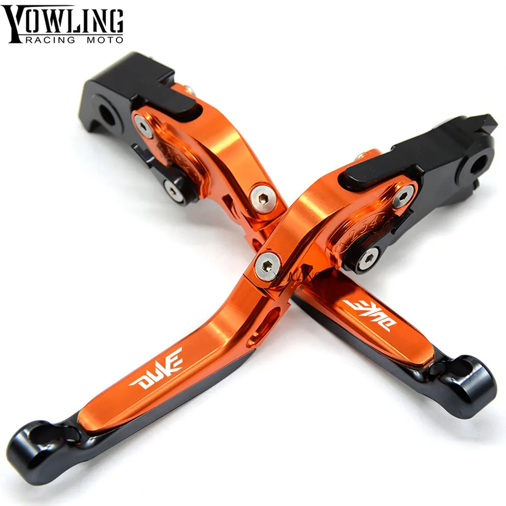 

Motorcycle Brake Levers adjustable Folding Bike extensible CNC Clutch Levers FOR KTM 200 Duke 200Duke RC200 2014 2015 2016 2017