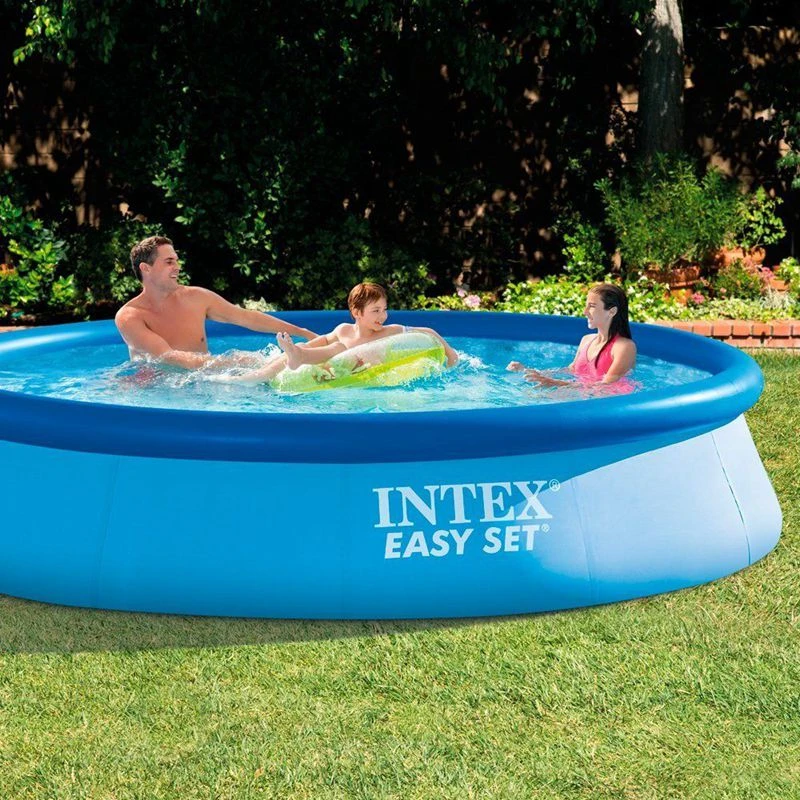 Intex 12ft X30in Inflatable Family Pool Adult Swimming Pool Kids Paddling Wading Pools Backyard Summer Fun Pool Accessories Aliexpress