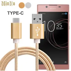 1 метр, USB 3.1 Тип c синхронизации данных и зарядный кабель для Sony Xperia L1 xa1 ультра XZS XZ Премиум X Compact USB-C зарядки Кабели