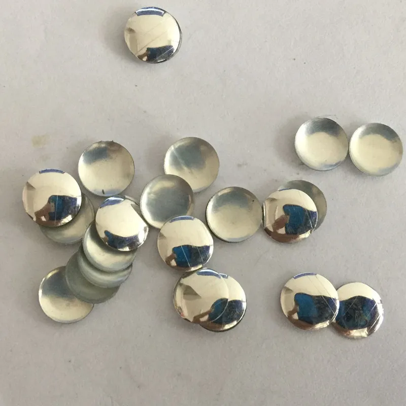 Pkg of 50 Small Silver HOTFIX STARS 1//4/" Glue-back Studs for Crafts 7mm