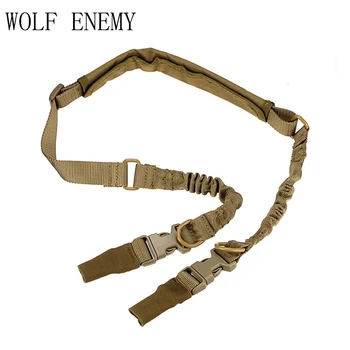 

Nylon Metal Adjustable Hunting Tactical Sling Dual 2 Point Strap Multi Mission Rifle Gun Strap