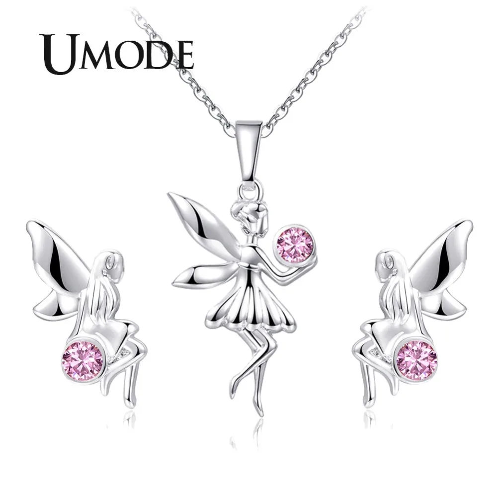 UMODE Angel Elf Wedding Jewelry Set Angel Elf Stud Earrings Angel Elf