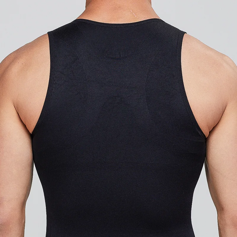 Gynecomastia Tops PRAYGER Body Shaper Men Posture Corrector Slimming Chest Shapers Waist Trainer Tops