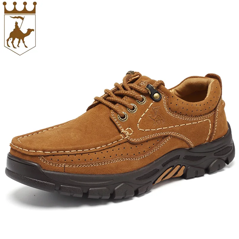 

BACKCAMEL New Business Casual Men's Cow Leather Lace Top Quality Tooling Genuine Leather Comfortable Handmade Shoes Size38-44