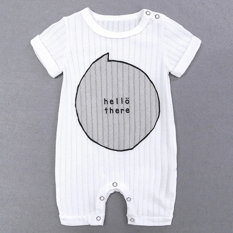 2019 Summer Unisex New Born Baby Boy Clothes For Girl Romper Costume Kids Clothing Newborn Overalls Cotton 3 6 9 12 18 Month 15