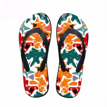 

Noisydesigns Men's flip-flops boys platform sandals male camouflage print outdoor beach footwear slide shoes flip flops slippers