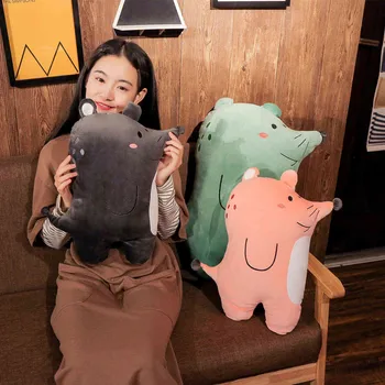 

2020 Soft Cute Mouse Pillow Stuffed High PP Cotton Mouse Animal Toy Lucky Mouse for Kids Birthday Gift Kawaii Doll