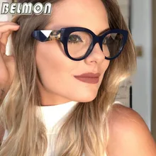 Belmon, оптические очки для женщин, модные очки по рецепту, оправы, леопардовые очки, прозрачные линзы, очки RS811