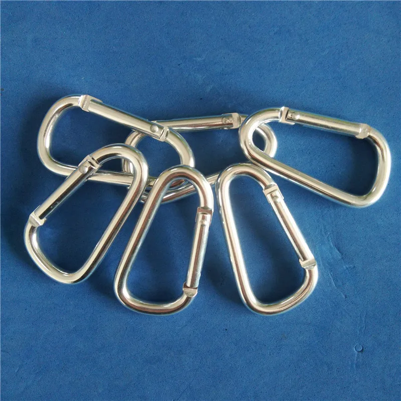 

1pc Aluminum Alloy D Carabiner Spring Snap Clip Hooks Keychain Climbing RT-KR-002