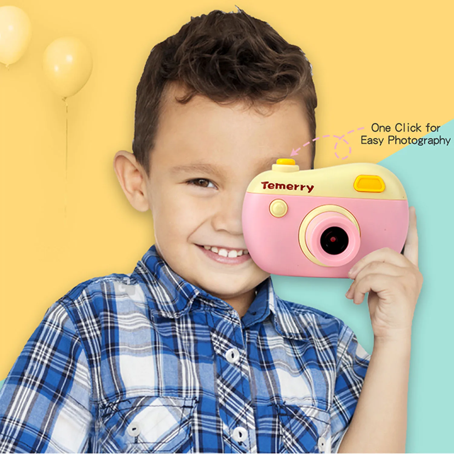 Детская Цифровая камера мини USB перезаряжаемая камера креативная игрушка специальный подарок на день рождения Рождество для детей ребенок