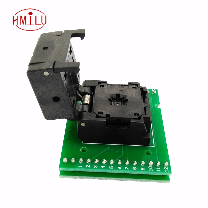

QFN24 MLF24 WLCSP24 to DIP24 Programming Socket Pitch 0.5mm IC Body Size 4x4mm MPU6050 Flash Adapter SMT/SMD Test Socket