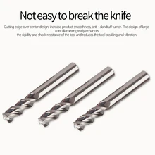 Augusttools Cnc Milling Cutter Carbide Mill Cutting HRC55 3 Flute Milling Cutter End Mill For Aluminum Copper Processing Tools pcd or pcbn end milling cutter for cutting plastics aluminum and al alloys l1 60 d 10 l3 12mm