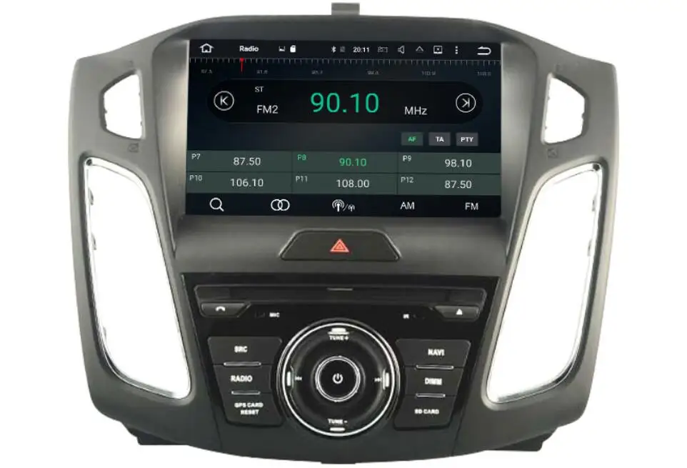Excellent 2018 9"4G Android 9.0 octa core 4GB RAM car dvd player for FORD Focus 2012-2016 ips touch screen head units tape recorder radio 1